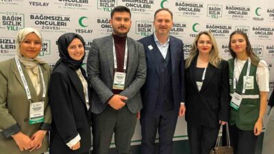 SUBÜ Genç Yeşilay Topluluğu öğrencileri, Türkiye Yeşilay Cemiyeti tarafından düzenlenen