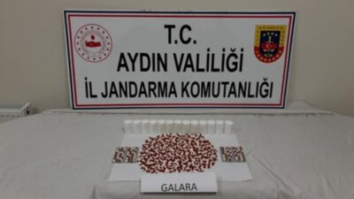 Aydın’ın Koçarlı ilçesinde jandarma ekiplerince uyuşturucuyla mücadele kapsamında gerçekleştirilen yol