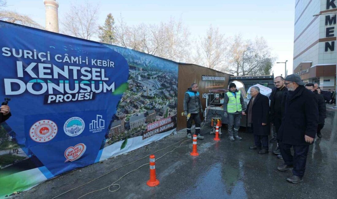 Kayseri Büyükşehir Belediye Başkanı Dr. Memduh Büyükkılıç; tarihî dokuyu koruyarak