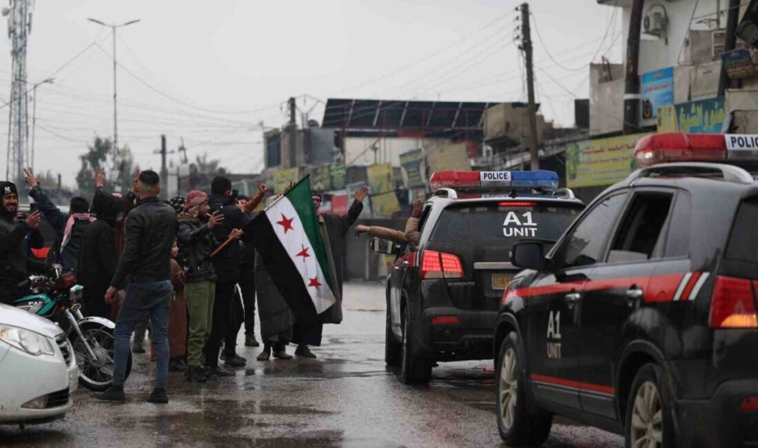 Suriye İçişleri Bakanlığı’na bağlı güvenlik güçlerine ait bir konvoy, terör