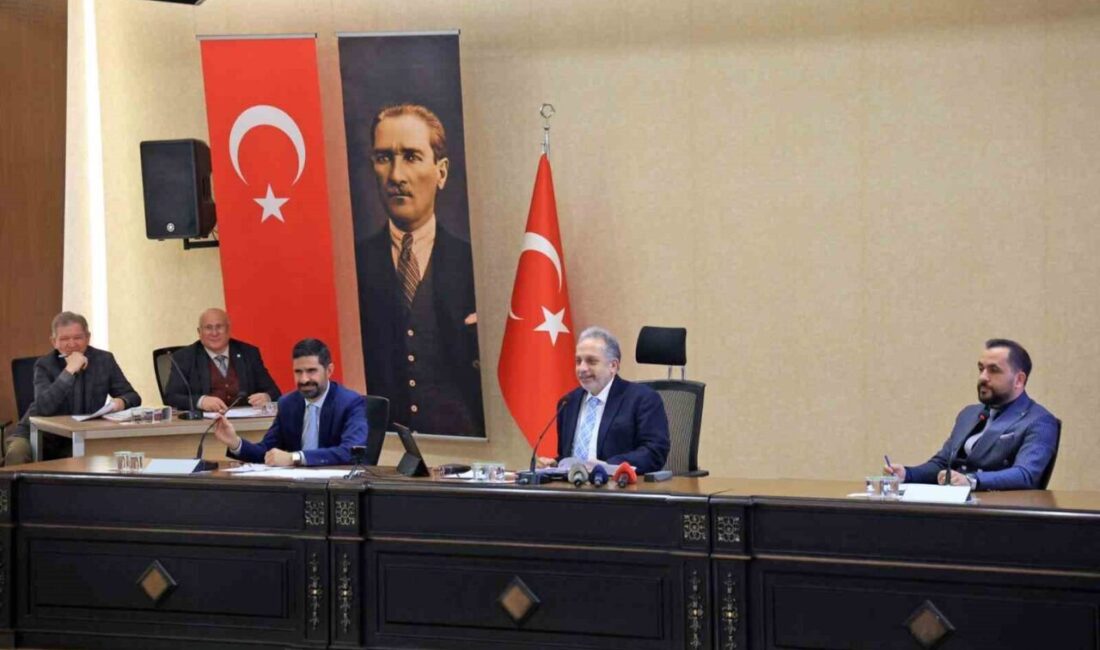 Talas Belediye Meclisi toplanarak 2026 yılı ocak ayı ilk toplantısında