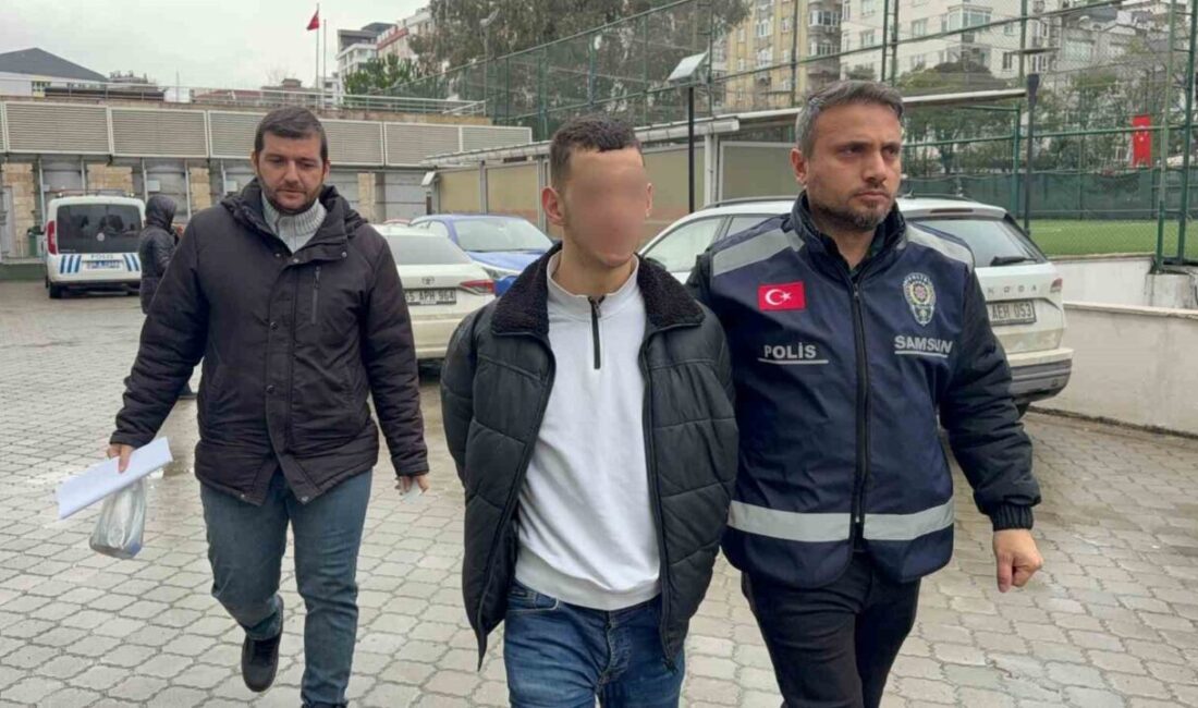 Samsun’un İlkadım ilçesinde bir motosiklet tamircisinden kapıyı kırarak motosiklet ve