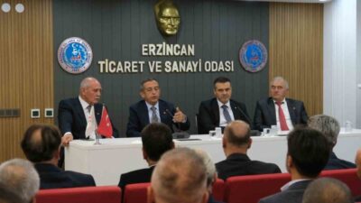Erzincan Ticaret ve Sanayi Odası Başkanı Ahmet Tanoğlu, iş dünyasından