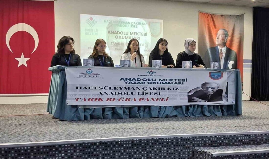 Eskişehir Hacı Süleyman Çakır Kız Anadolu Lisesi’nde, ’Anadolu Mektebi Yazar