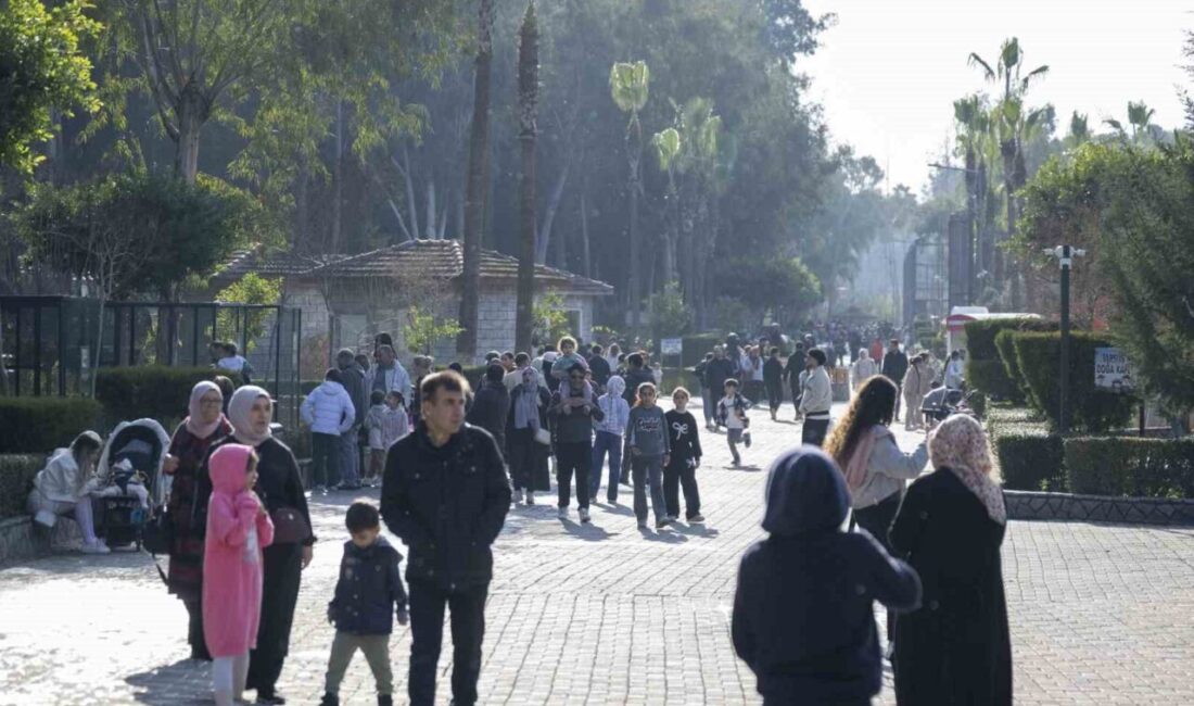 Mersin Büyükşehir Belediyesine bağlı Tarsus Doğa Parkı, yarıyıl tatilinde soğuk