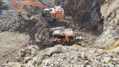 Ankara’nın Çubuk ilçesinde bir maden ocağında meydana gelen iş kazasında