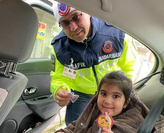 Kütahya’nın Tavşanlı ilçesi Handegül Anaokulu, okul öncesi dönemdeki çocuklarda trafik