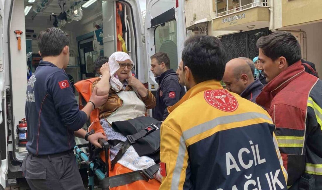 Aydın’ın Efeler ilçesinde yaşlı kadın taziye evine yemek yaptığı sırada