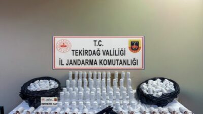 Tekirdağ’da jandarma ekiplerince düzenlenen narkotik operasyonunda 29 bin 232 adet