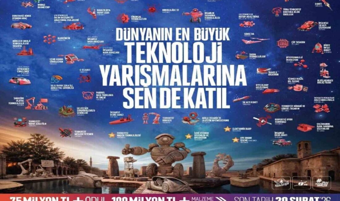 TEKNOFEST 2026’da, gençlerin büyük bir ilgiyle takip ettiği ‘Roket Yarışması,