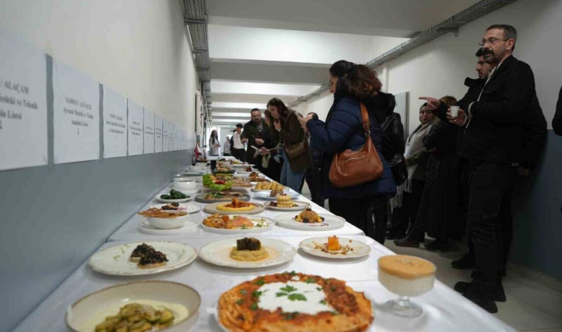 Orta Karadeniz’in dört bir yanından Samsun’a gelen meslek lisesi öğrencileri,