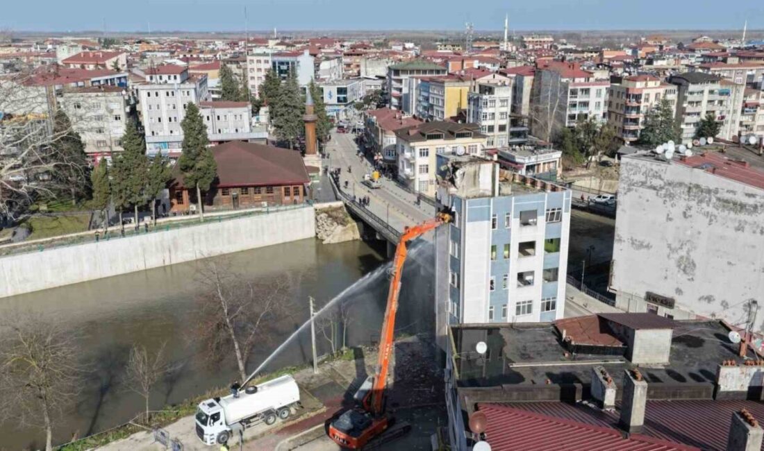 Samsun Terme ilçesinin kronikleşen sel ve taşkın sorununa son verecek