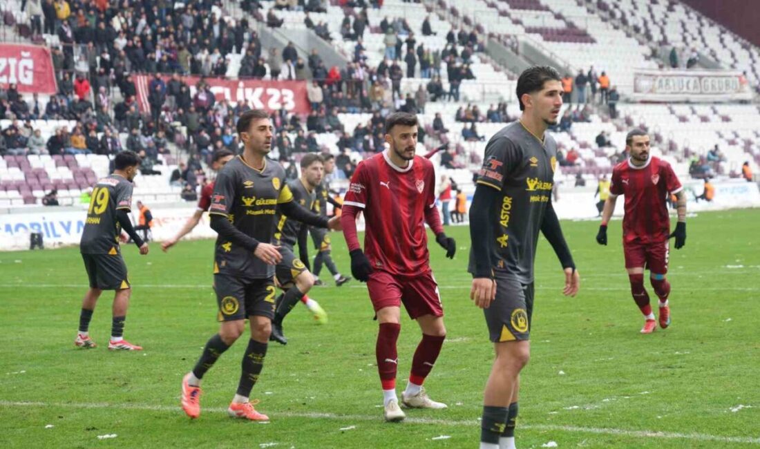 TFF 2. Lig Beyaz Grup’un 22. haftasında Elazığspor, sahasında karşılaştığı