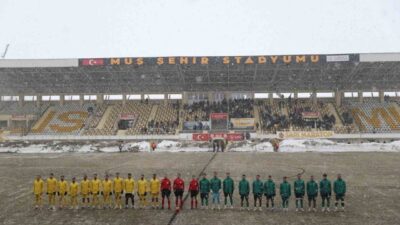 TFF 2. Lig Kırmızı Grup 21. hafta maçında Muş Spor