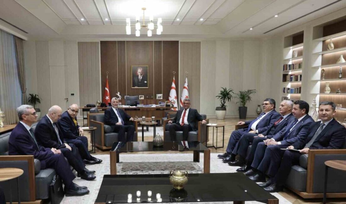 Ticaret Bakanı Ömer Bolat, Kuzey Kıbrıs Türk Cumhuriyeti (KKTC) Cumhurbaşkanı