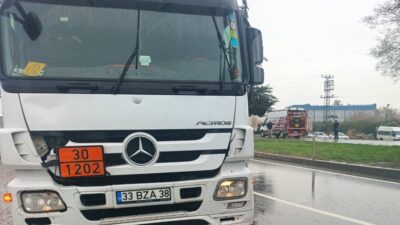 Mersin’de tırın çarptığı yaya hayatını kaybetti. Kaza,merkez Akdeniz İlçesi D-400