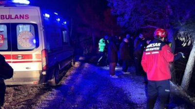 Tokat’ın Niksar ilçesinde elektrikli bisikletle uçuruma yuvarlanan genç, 4 saat