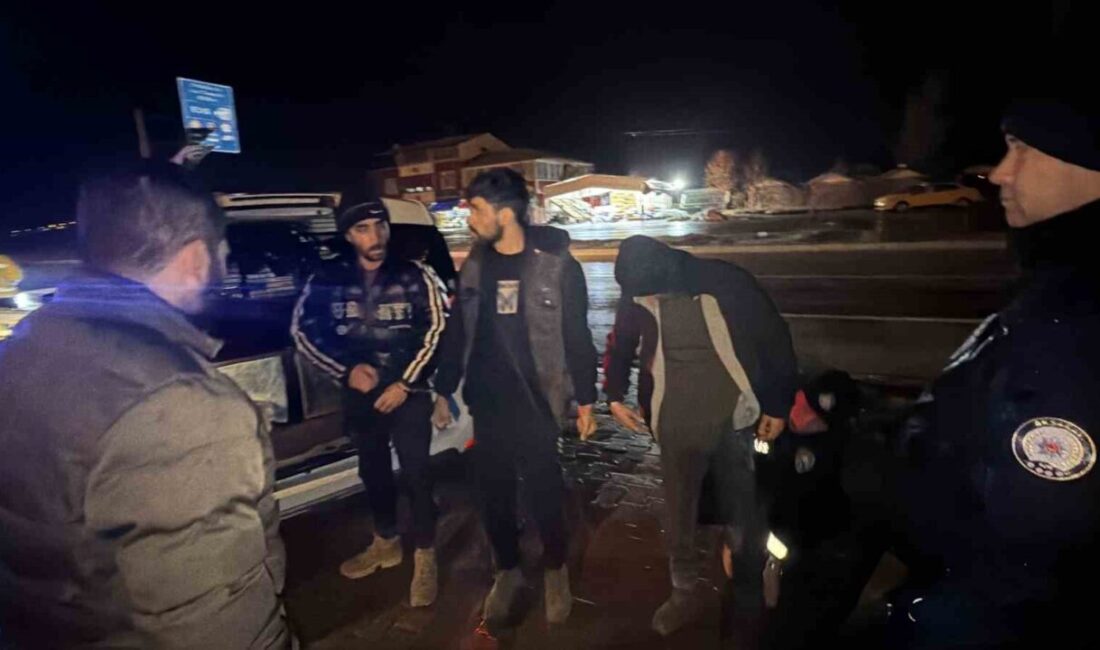 Tokat’ın Erbaa İlçesi’nde durdurulan otomobilde 3 kaçak göçmen yakalandı. Erbaa
