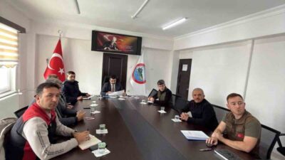 Tomarza Kaymakamı Selim Eser Başkanlığında, ilgili kurum ve kuruluş amirlerinin