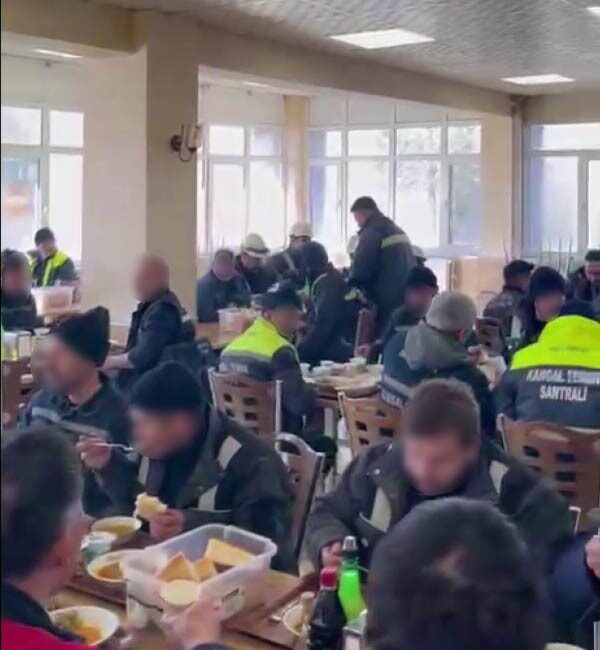 Torku iştiraki olan Konya Şeker’e bağlı Kangal Termik Santrali’nde işçilere