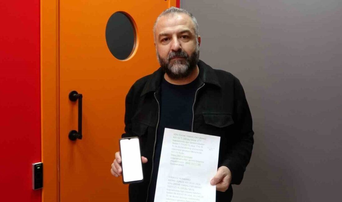 Isparta’da bir vatandaş, doğal gaz firması Torosgaz’dan gelen SMS ile