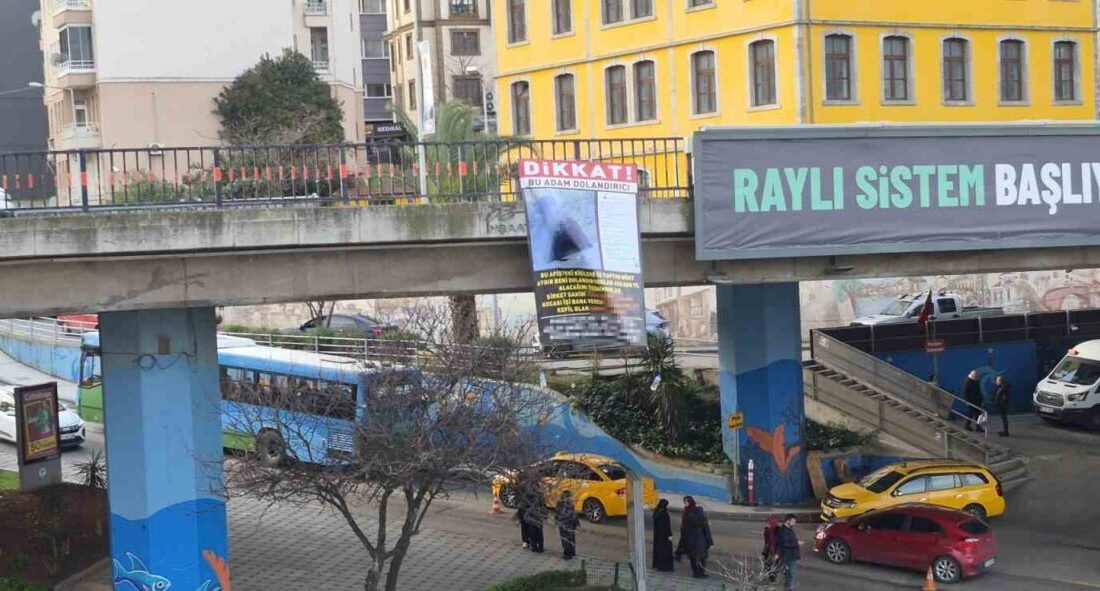 Trabzon’da kimliği belirsiz bir kişi, kendisini dolandırdığını iddia ettiği kişilerin