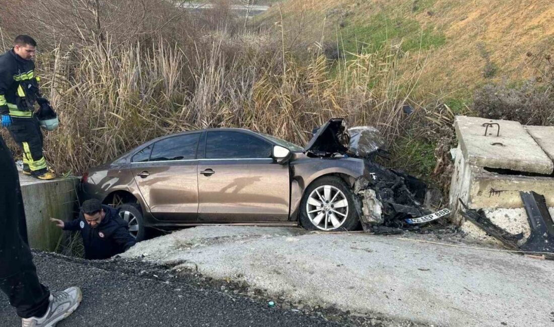 Tekirdağ’dan Muratlı istikametine seyir halinde olan Mehmet K. yönetimindeki 42