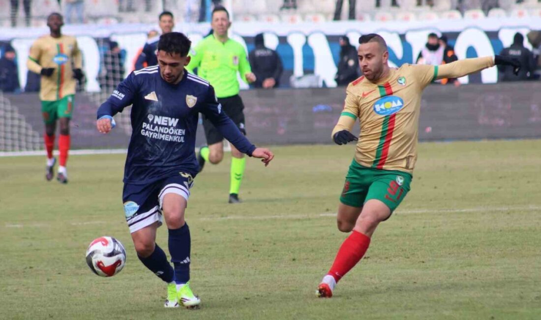 Trendyol 1. Lig’in 21. haftasında Erzurumspor FK, sahasında karşılaştığı Amed