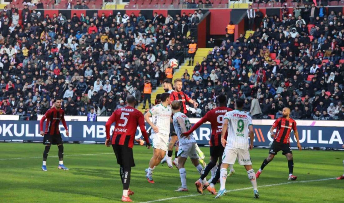 Gaziantep Futbol Kulübü, Trendyol Süper Lig’in 19. haftasında konuk ettiği
