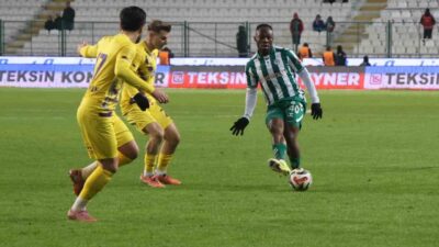 Trendyol Süper Lig’in 18. haftasında Konyaspor, sahasında karşılaştığı Eyüpspor ile