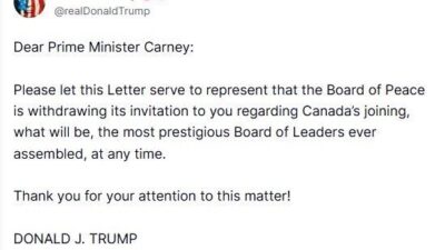 ABD Başkanı Donald Trump, Kanada Başbakanı Mark Carney’e yaptığı Gazze