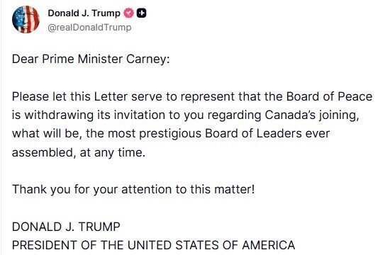 ABD Başkanı Donald Trump, Kanada Başbakanı Mark Carney’e yaptığı Gazze