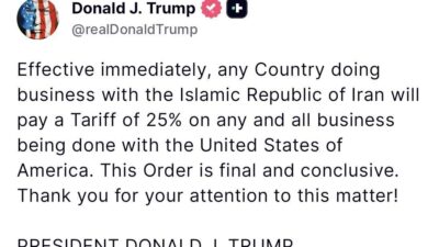 ABD Başkanı Donald Trump, İran ile iş yapan ülkelerin ABD