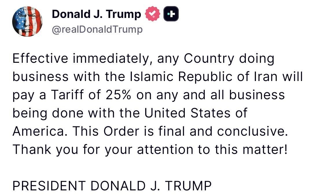 ABD Başkanı Donald Trump, İran ile iş yapan ülkelerin ABD