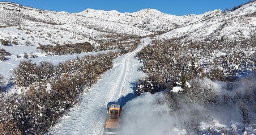 Tunceli’de etkili olan kar yağışından dolayı, kentte bulunan 362 köy