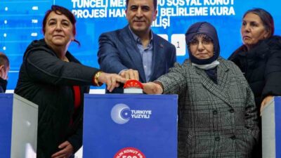 Türkiye Yüzyılı 500 Bin Sosyal Konut Projesi kapsamında Tunceli merkez