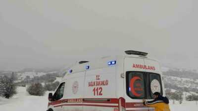 Tunceli’nin Mazgirt ilçesinde 61 yaşındaki kadın hasta ekiplerin zorlu çalışmasıyla