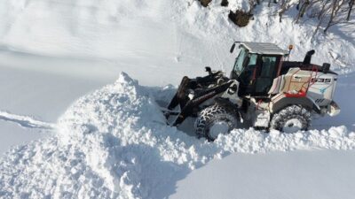 Tunceli’de etkili olan kar yağışıyla birlikte kent genelinde bulunan 362