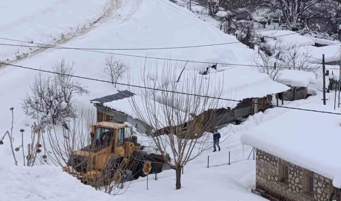 Tunceli’de yaklaşık bir aydır kar yağışı etkisini sürdürürken, belediye ekipleri