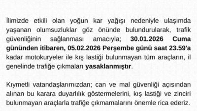 Tunceli’de etkili olan yoğun kar yağışı nedeniyle motokuryeler ve kış