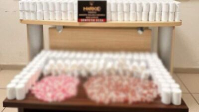 Turgutlu’da narkotik ekiplerinin düzenlediği operasyonda bir şüphelinin üzerinde ve eşyalarında