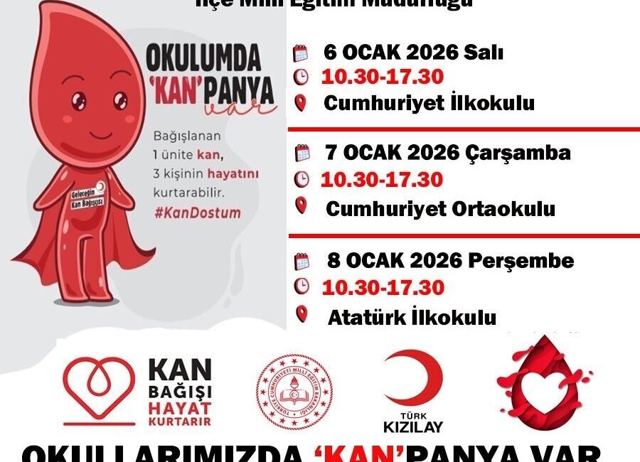 Türkeli İlçe Milli Eğitim Müdürlüğü, bakanlık ile Türk Kızılay arasında