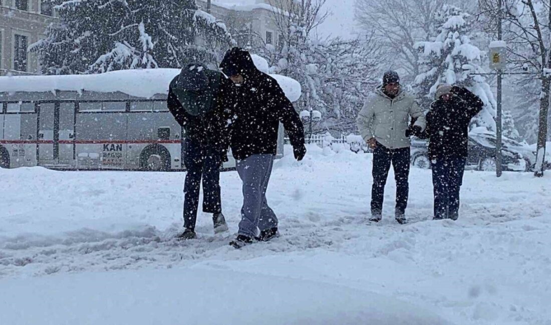 Türkiye genelinde etkili olan soğuk hava dalgasıyla birlikte gece en