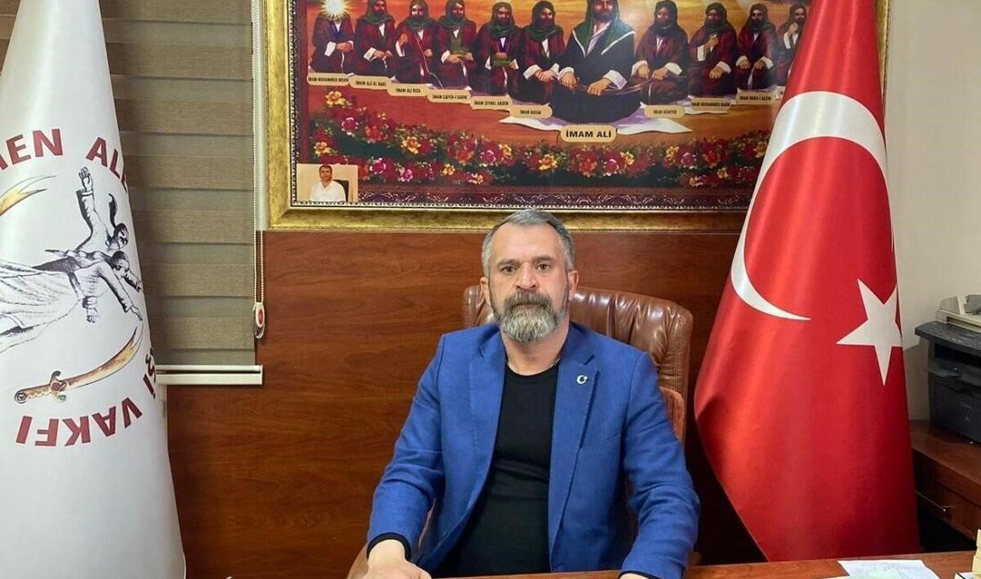 Türkmen Alevi Bektaşi Vakfı Genel Başkanı Özdemir Özdemir, Nusaybin’de Türk