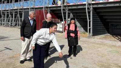 Muğla’nın Ula ilçesinde düzenlenen bocce etkinliği, 7’den 70’e her yaştan
