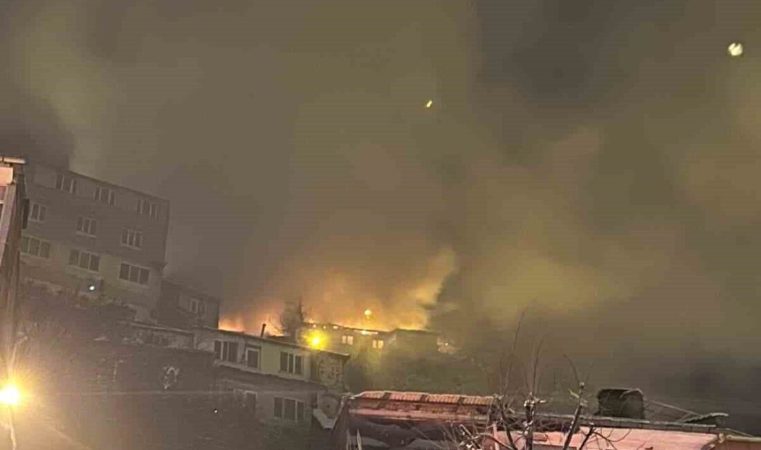 Bursa’nın Uludağ eteklerindeki bir evde çıkan yangın, mahalleye korku dolu