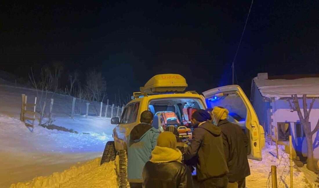 Bingöl’de mezradan yaşayan ve göğüs ağrısı şikayeti bulunan 90 yaşındaki