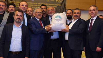 Kayseri Büyükşehir Belediyesi; kentin tarımsal üretim yapan çiftçilerini desteklemek ve