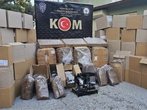 Uşak İl Emniyet Müdürlüğü KOM Şube Müdürlüğü ekiplerince yapılan operasyonlarda