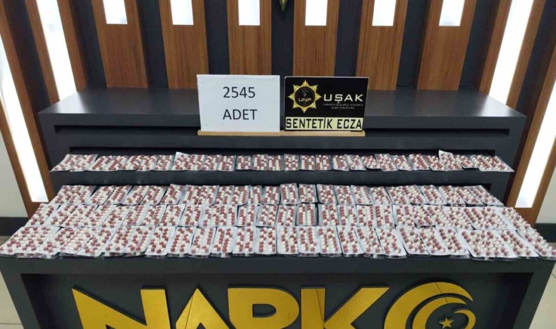 Uşak’ta 2 ayrı uyuşturucu operasyonunda gözaltına alınan 6 şüpheli çıkarıldıkları